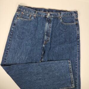 Levi's 550 Jeans Mens 44x34 Relaxed Fit Straight Modern Casual Work Denim